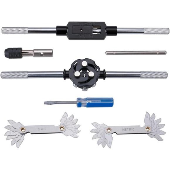 60Pc Master Tap and Die Set-Include SAE Inch Size #4 to 1/2” &Metric Size M3toM1 - Picture 4 of 6